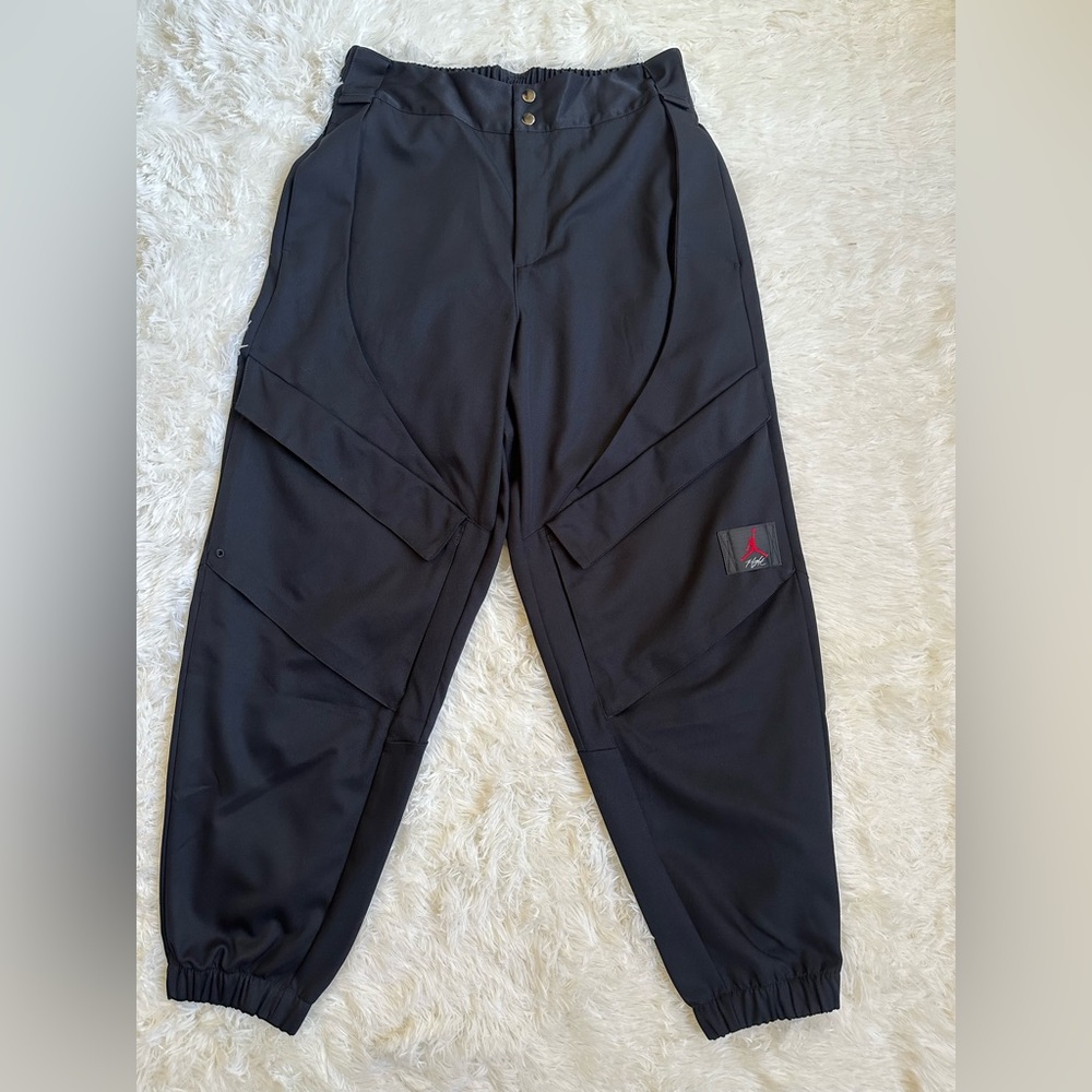 Nike Jordan Flight Joggers Cargo Baggy pants Men’s L Sports Casual Embroidered - Picture 2 of 16